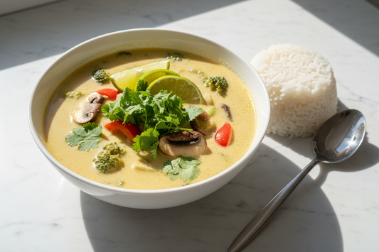 Thai Coconut Curry Soup (Freezer-Friendly) for Calm Weeknights