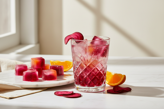 Beetroot Orange cubes