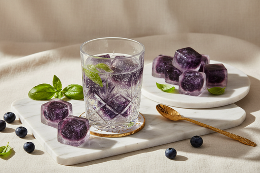 Blueberry Basil cubes
