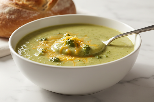 Smooth Broccoli Cheddar Soup (Freezer-Friendly) for Calm Weeknights