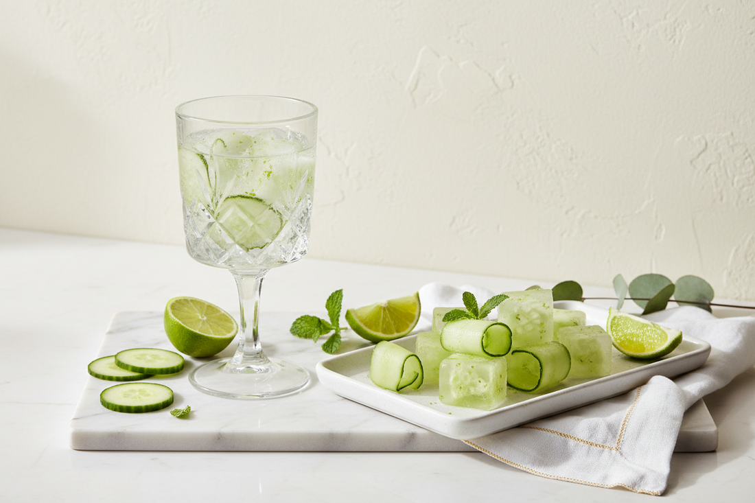 Cucumber Lime cubes