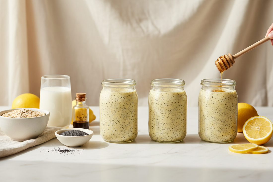 Lemon Poppy Seed oats