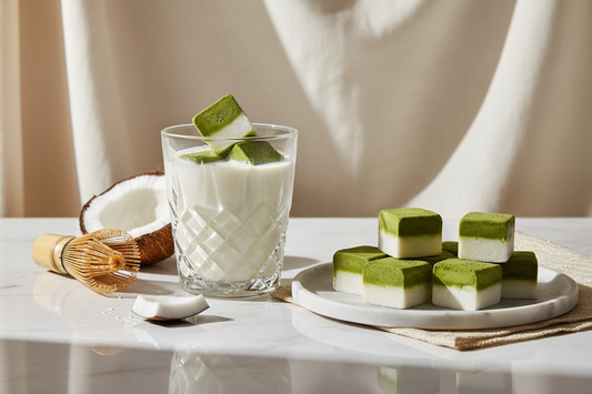Matcha Coconut cubes