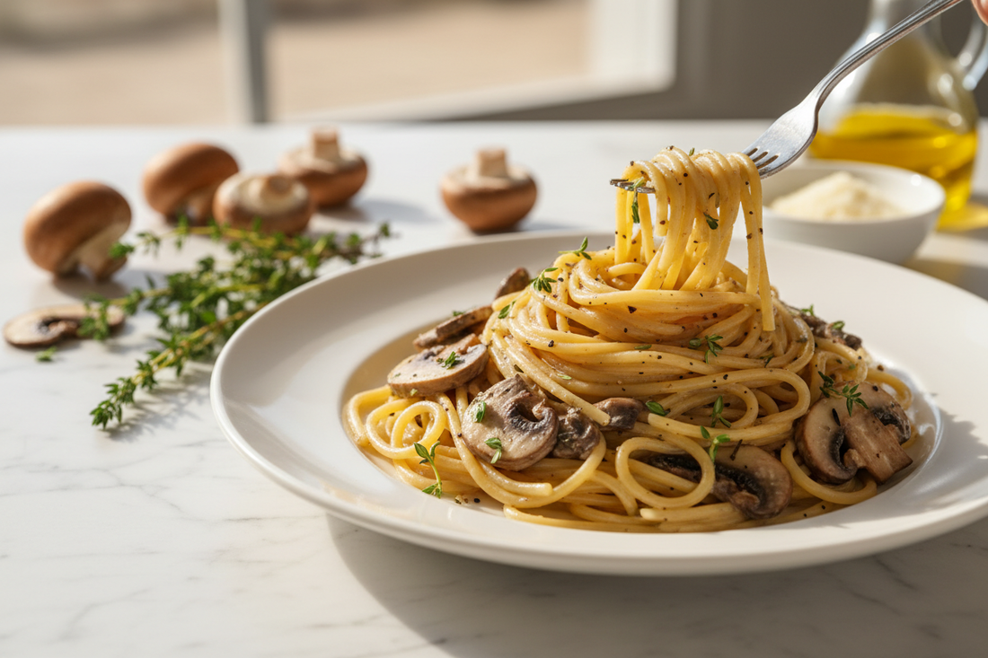 Mushroom Thyme Blend Pasta Sauce (Freezer-Friendly) for Calm Weeknights