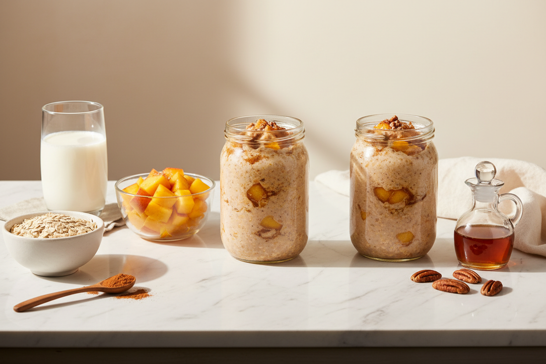 Peach Cobbler oats