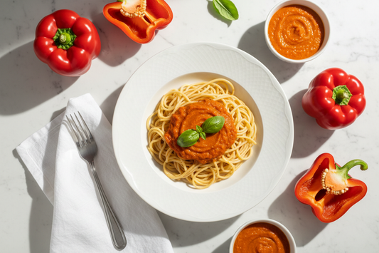 Smoky Red Pepper Pasta Sauce (Freezer-Friendly) for Calm Weeknights