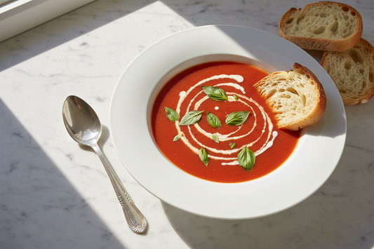 Classic Tomato Basil Soup (Freezer-Friendly) for Calm Weeknights