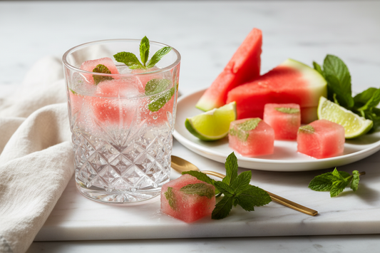 Watermelon Lime Mint cubes